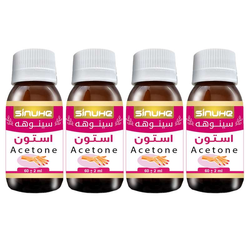 استون لاک پاک کن سینوهه مدل EA60 حجم 60 میلی لیتر بسته 4 عددی