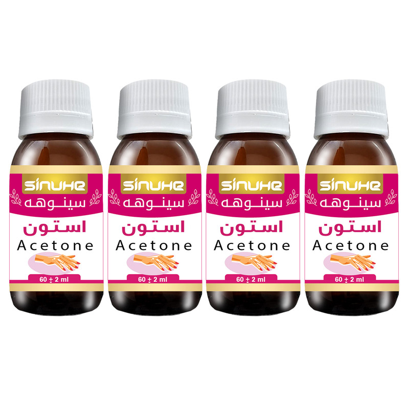 استون لاک پاک کن سینوهه مدل EA60 حجم 60 میلی لیتر بسته 4 عددی