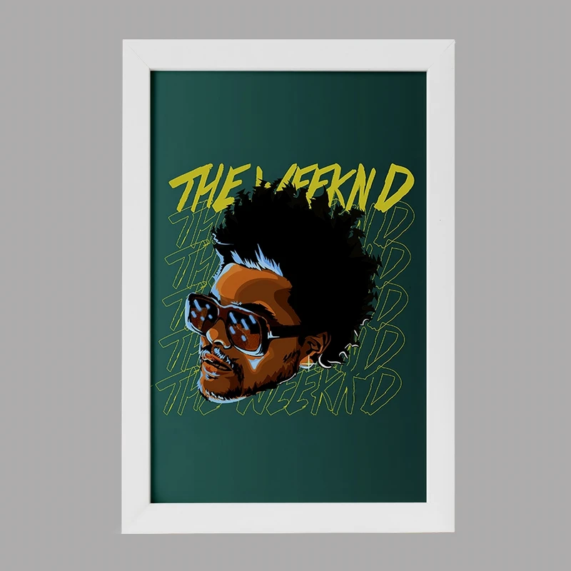 تابلو خندالو مدل ویکند (ِthe weeknd) کد F4643