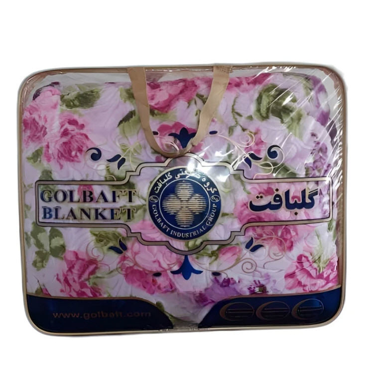 پتو دو نفره گلبافت مدل برجسته سایز 220x240 سانتی‌متر