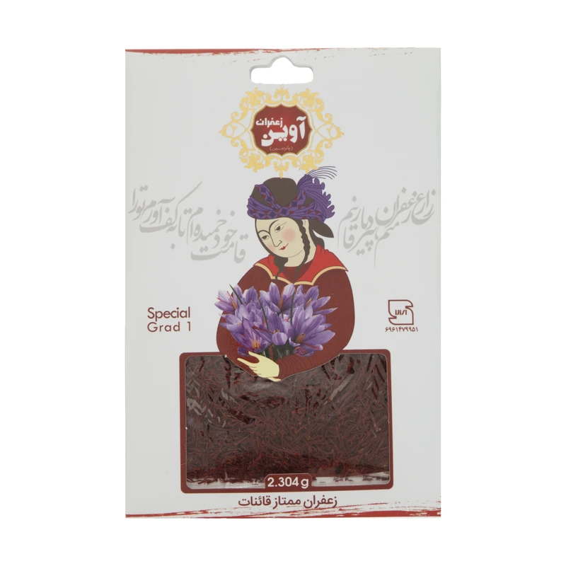 زعفران درجه یک آوین چاکرالحسینی - 2.304 گرم