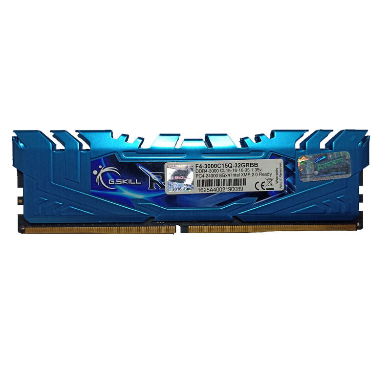 رم دسکتاپ DDR4 تک کاناله 2400 مگاهرتز CL15 جی اسکیل مدل F4-3000C15Q-32GRBB ظرفیت 8 گیگابایت