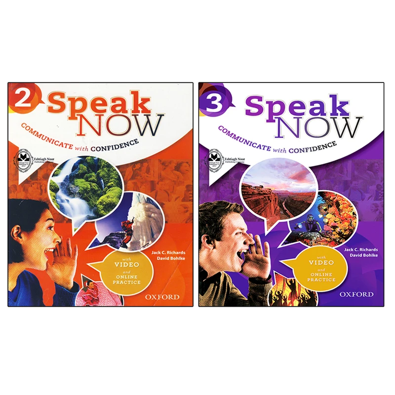 کتاب Speak Now اثر Jack C. Richards And David Bohlke انتشارات اشتیاق نور جلد 2 و 3