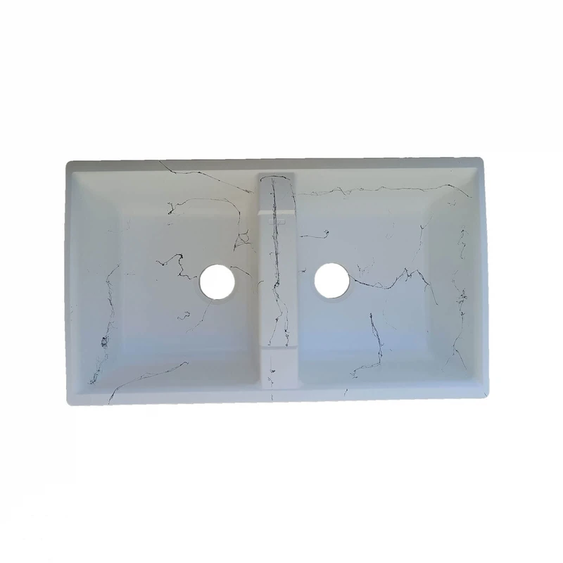 سینک ظرفشویی گرانیت توکار دو لگنه مدل SG-WB2V