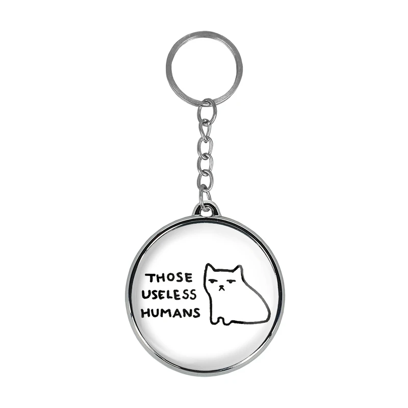 جاکلیدی خندالو طرح گربه ناامید مدل دوطرفه کد 2932029321