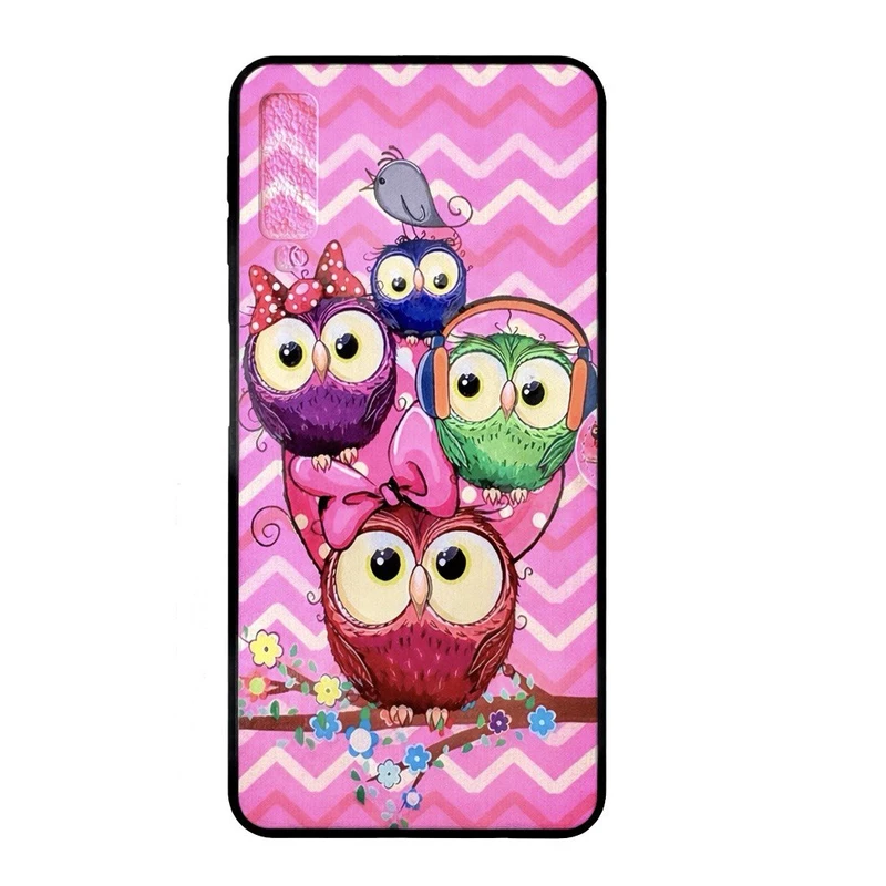 کاور مدل جغد مناسب برای گوشی موبایل سامسونگ Galaxy A7 2018