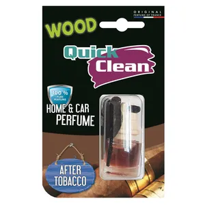 خوشبو کننده خودرو کوئیک کلین مدل WOOD After Tobacco با حجم 7 میلی لیتر