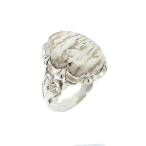 انگشتر نقره مردانه مدل شجر دریایی کد 36712