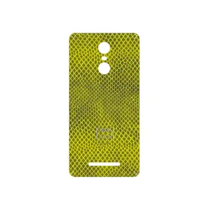 MAHOOT Yellow Snake Skin Cover Sticker for Xiaomi Redmi Note 3