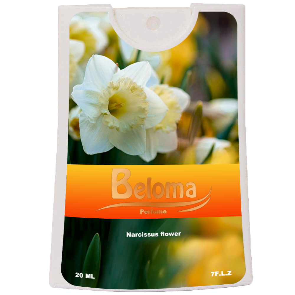 عطر جیبی بلوما مدل گل نرگس حجم 20 میلی لیتر