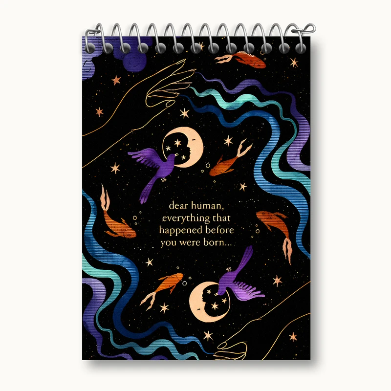 دفتر یادداشت 50 برگ خندالو طرح انگیزشی کد N4455