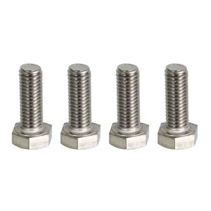 پیچ مدل P01 سر شش گوش آهنی 8x25 بسته 4 عددی