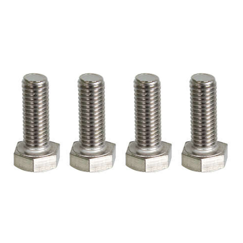 پیچ مدل P01 سر شش گوش آهنی 8x25 بسته 4 عددی