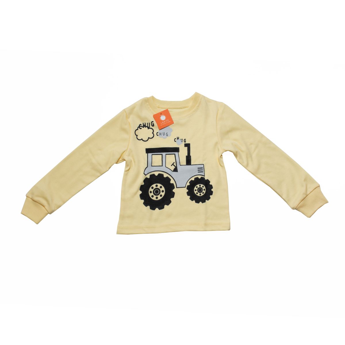 ست تی شرت آستین بلند و شلوار بچگانه لبتو مدل tractor کد 5235 -  - 3