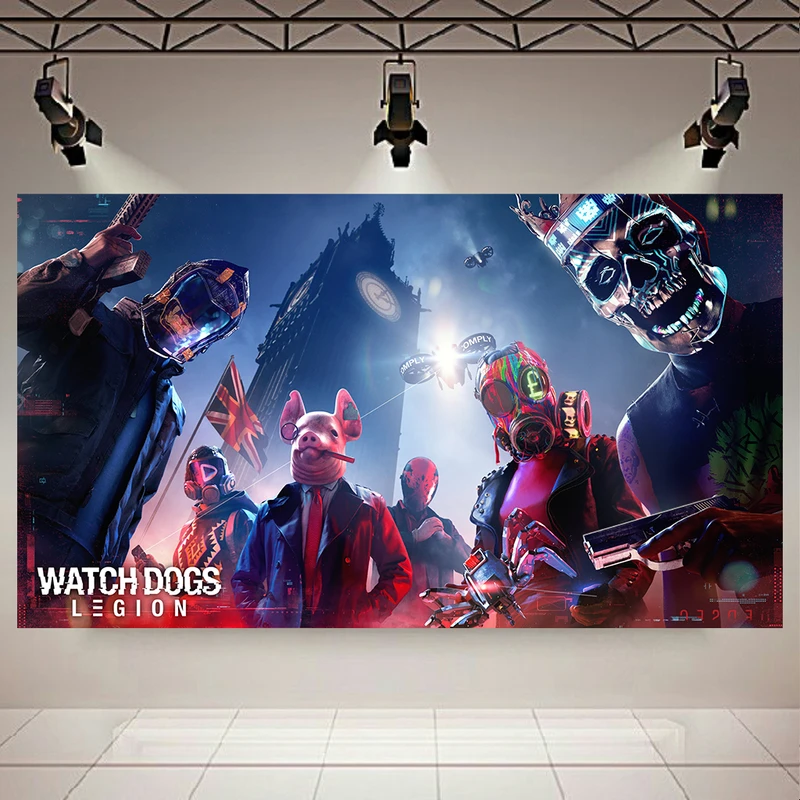تابلو شاسی طرح Game مدل Watch Dogs legion کد AR5280