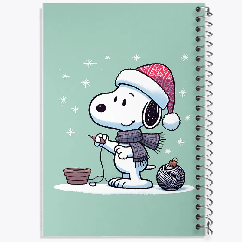دفتر مشق 100 برگ خندالو طرح اسنوپی (Snoopy) کد N5956