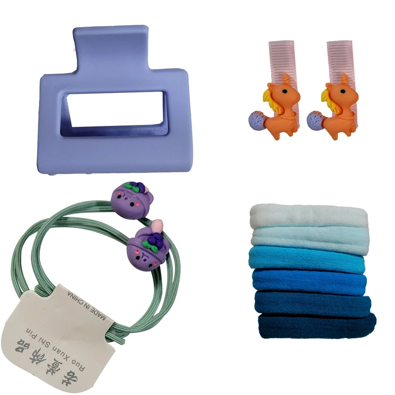 زیور آلات مو دخترانه کد 8-06044 مجموعه 11 عددی