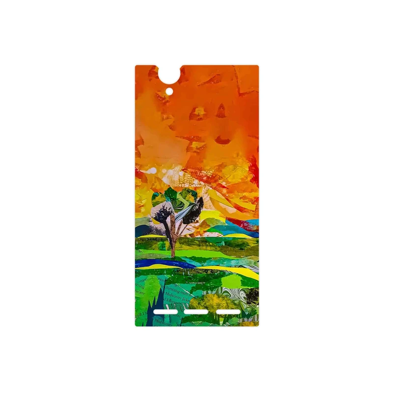 برچسب پوششی ماهوت مدل Collage of Painting مناسب برای گوشی موبایل سونی Xperia T2 Ultra