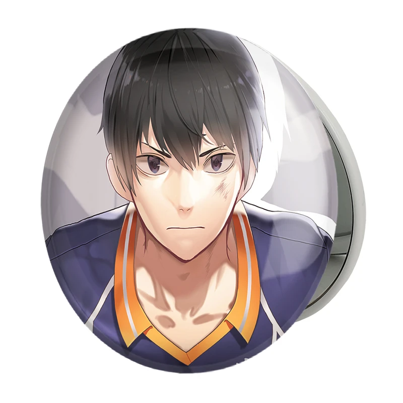 آینه جیبی خندالو طرح کاگیاما توبیو انیمه آبشار سرنوشت هایکیو کاگیاما مدل تاشو کد 11200 