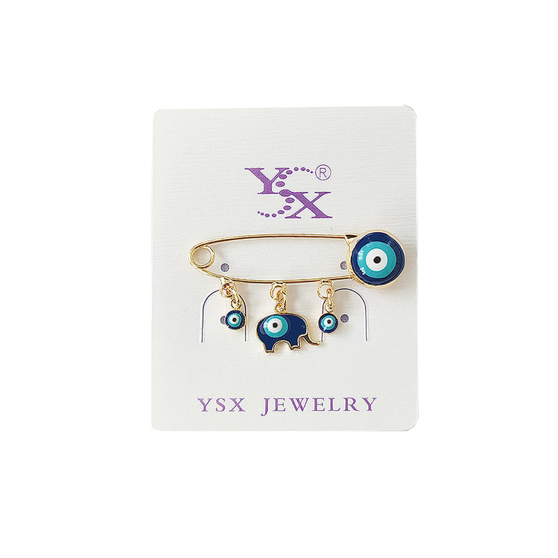 سنجاق سینه دخترانه وای اس ایکس مدل چشم نظر فیل