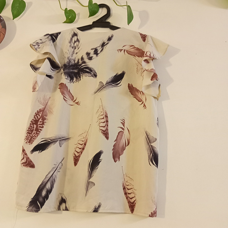 بلوز آستین کوتاه زنانه مدل سوسن