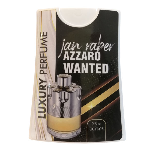 عطر جیبی مردانه جانرابر مدل آزارو وانتد حجم 25 میلی لیتر