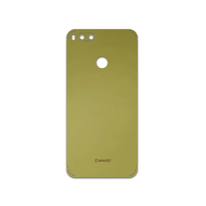 برچسب پوششی ماهوت مدل Matte-Gold مناسب برای گوشی موبایل شیائومی Mi A1