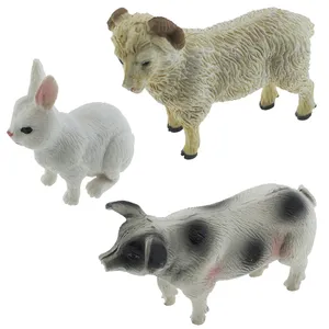 فیگور مدل حیوانات کد PSR1 ارتفاع 3 سانتی متر مجموعه 3 عددی