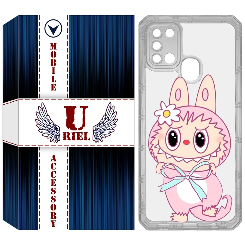 کاور یوریل مدل Clear کد 146 طرح لبوبو Labubu مناسب برای گوشی موبایل سامسونگ Galaxy A21S