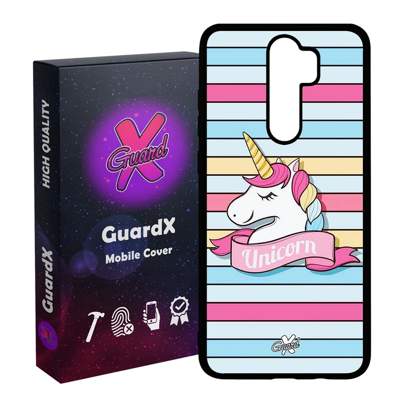 کاور گارد ایکس طرح Unicorn مدل Glass10018 مناسب برای گوشی موبایل شیائومی Redmi 9 / 9 Prime