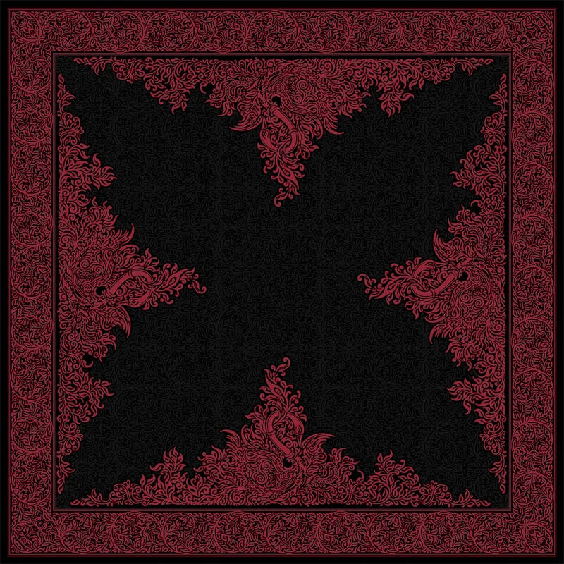 رومیزی ترمه حسینی طرح آواز قو