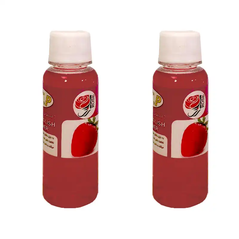 لاک پاک کن رز مدل میوه ای حجم 125 میلی لیتر بسته 2 عددی