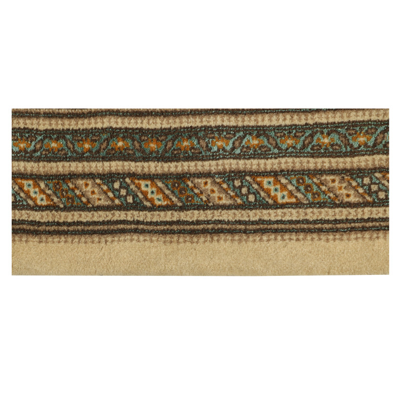 فرش نیمه دستبافت شش و نیم متری مدل گل ابریشم کد 543894