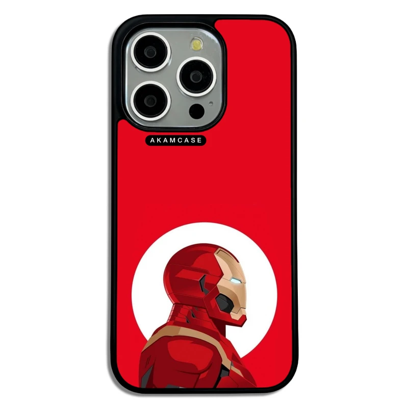 کاور آکام مدل AMC-WA15PRO-IRON MAN11 مناسب برای گوشی موبایل اپل iPhone 15 Pro