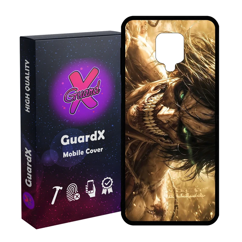 کاور گارد ایکس طرح مبارز مدل 11075 مناسب برای گوشی موبایل شیائومی Redmi Note9 Pro/Note 9 Pro Max/Redmi Note 9S/MI Poco M2 Pro