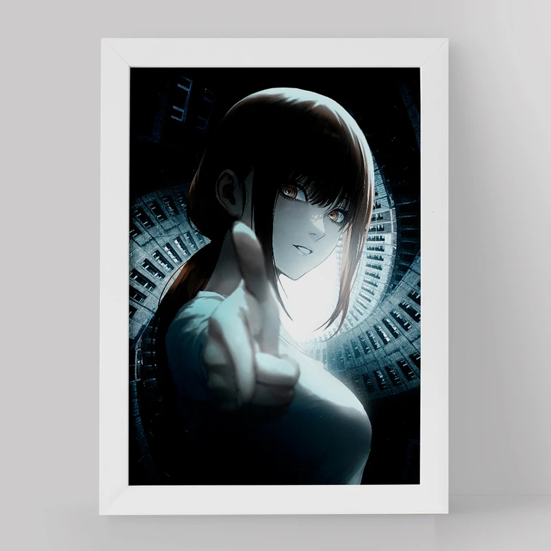 تابلو خندالو مدل ماکیما انیمه مرد اره ای کد 17855