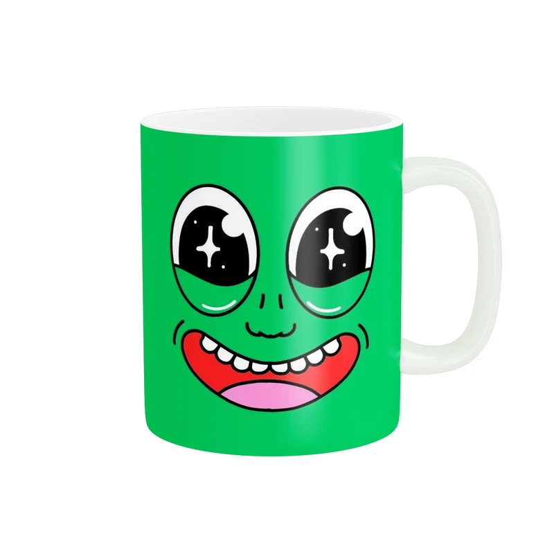 ماگ پاد آفرین طرح شکلک خندان کد 1874