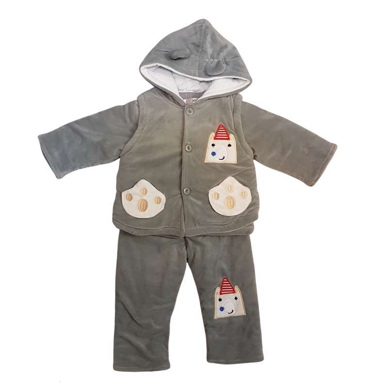 ست سویشرت و شلوار نوزادی مدل ASH803