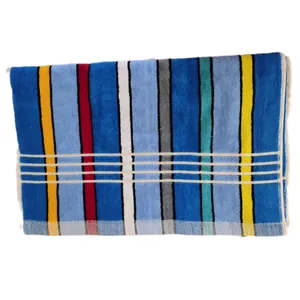 حوله دستی ماندگار مدل الوان کد 01 سایز 40x78 سانتی متر مجموعه دو عددی