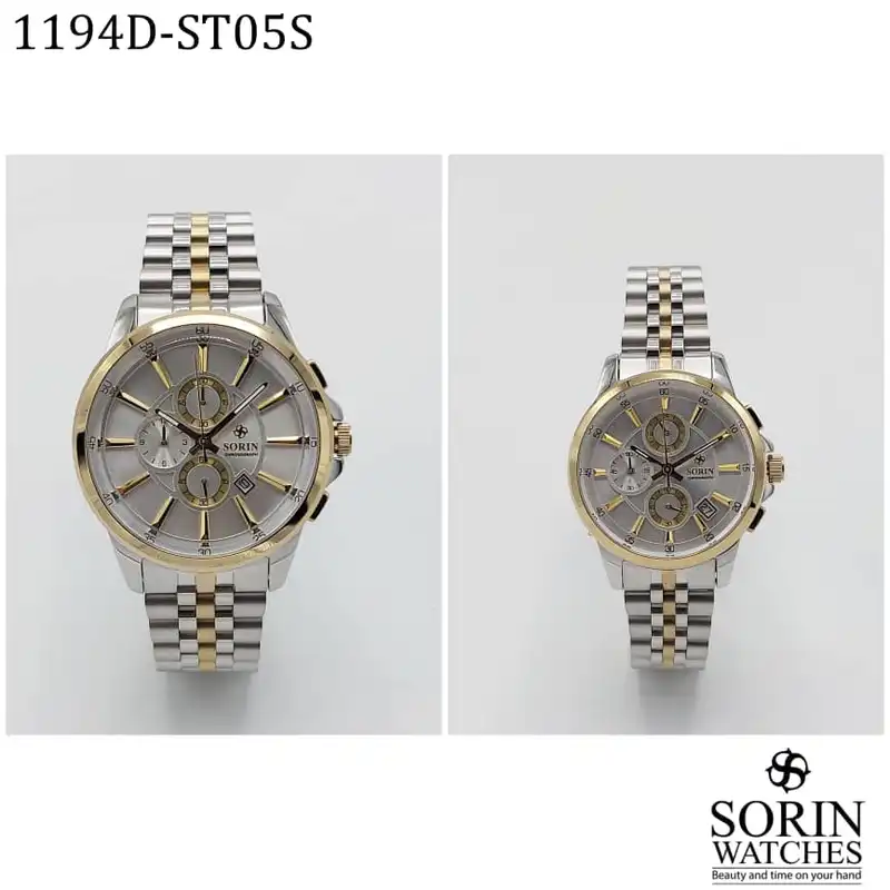 ست ساعت مچی عقربه ای زنانه و مردانه سورین مدل GL1194D-STO5S