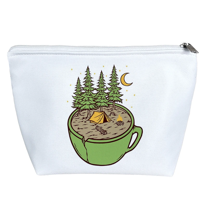 کیف لوازم آرایش دخترانه خندالو مدل کمپ در جنگل کد 5410