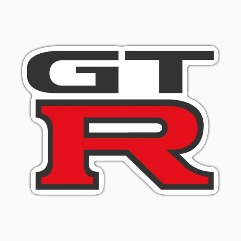 استیکر لپ تاپ و موبایل بووم طرح ماشین مدل GTR کد UV016