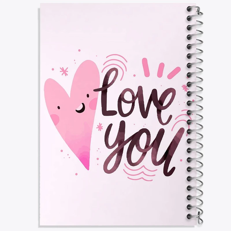 دفتر لیست خرید 50 برگ خندالو طرح عاشقانه کد 27117