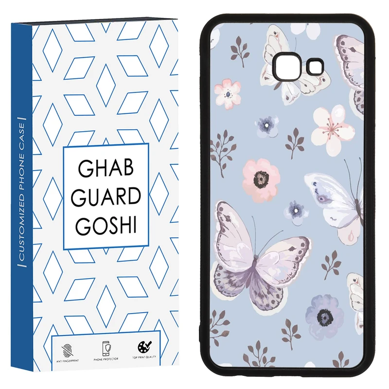 کاور قاب گارد گوشی طرح پروانه  کد TPU-004 مناسب برای گوشی موبایل سامسونگ Galaxy J4 plus / J4 core