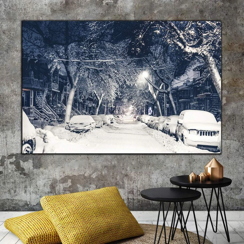 تابلو شاسی بکلیت طرح زمستان منظره برفی مدل SH-S2975