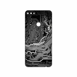 MAHOOT Black Printed Circuit Board Cover Sticker for Huawei Y7 Prime 2018