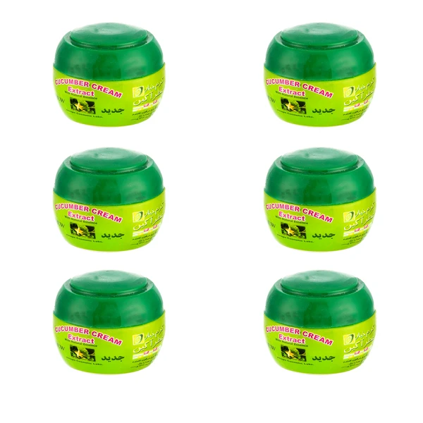 کرم نرم کننده عطرآگین مدل خیار حجم 150 میلی لیتر مجموعه 6 عددی