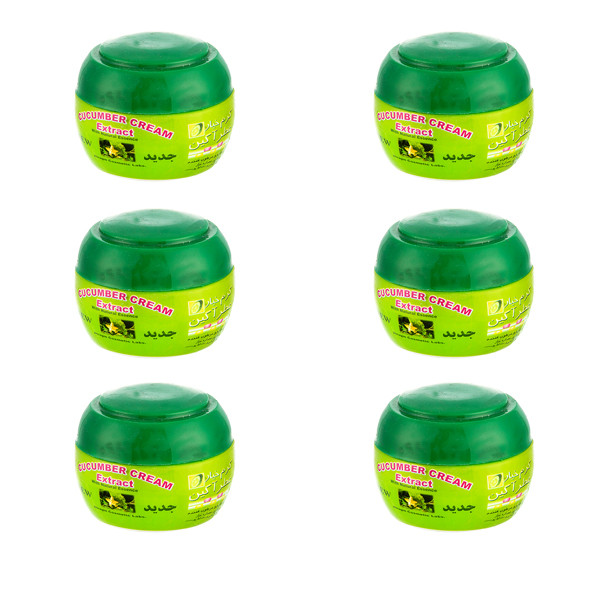 کرم نرم کننده عطرآگین مدل خیار حجم 150 میلی لیتر مجموعه 6 عددی