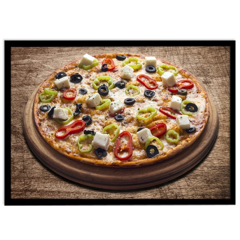 تابلو نوری بکلیت طرح فست فود پیتزا مدل B-S1083