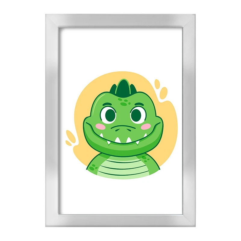 تابلو خندالو طرح تمساح حیوانات بامزه کد 37145